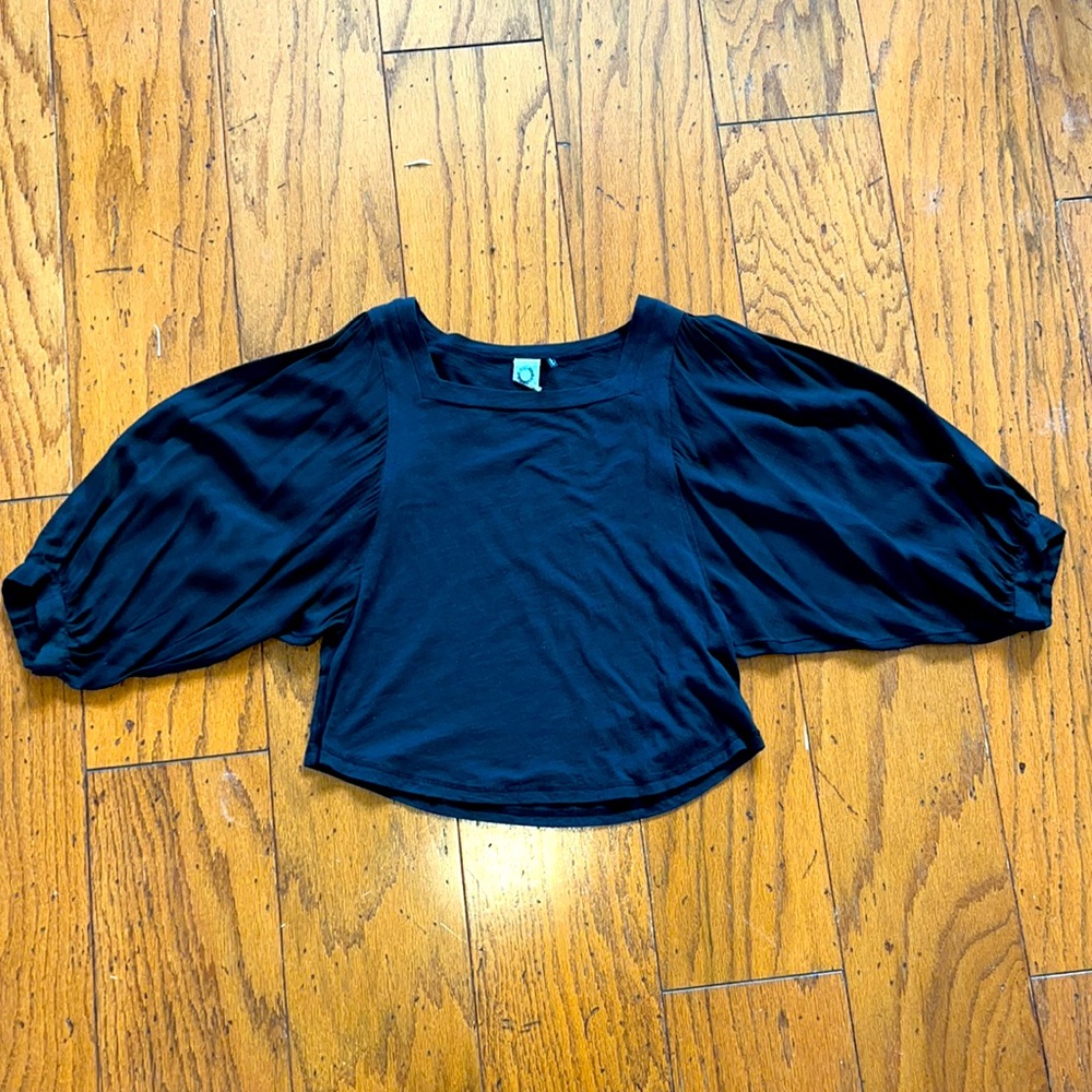 Precious, black, XS Akemi+Kin tshirt/blouse from Anthro- never worn!